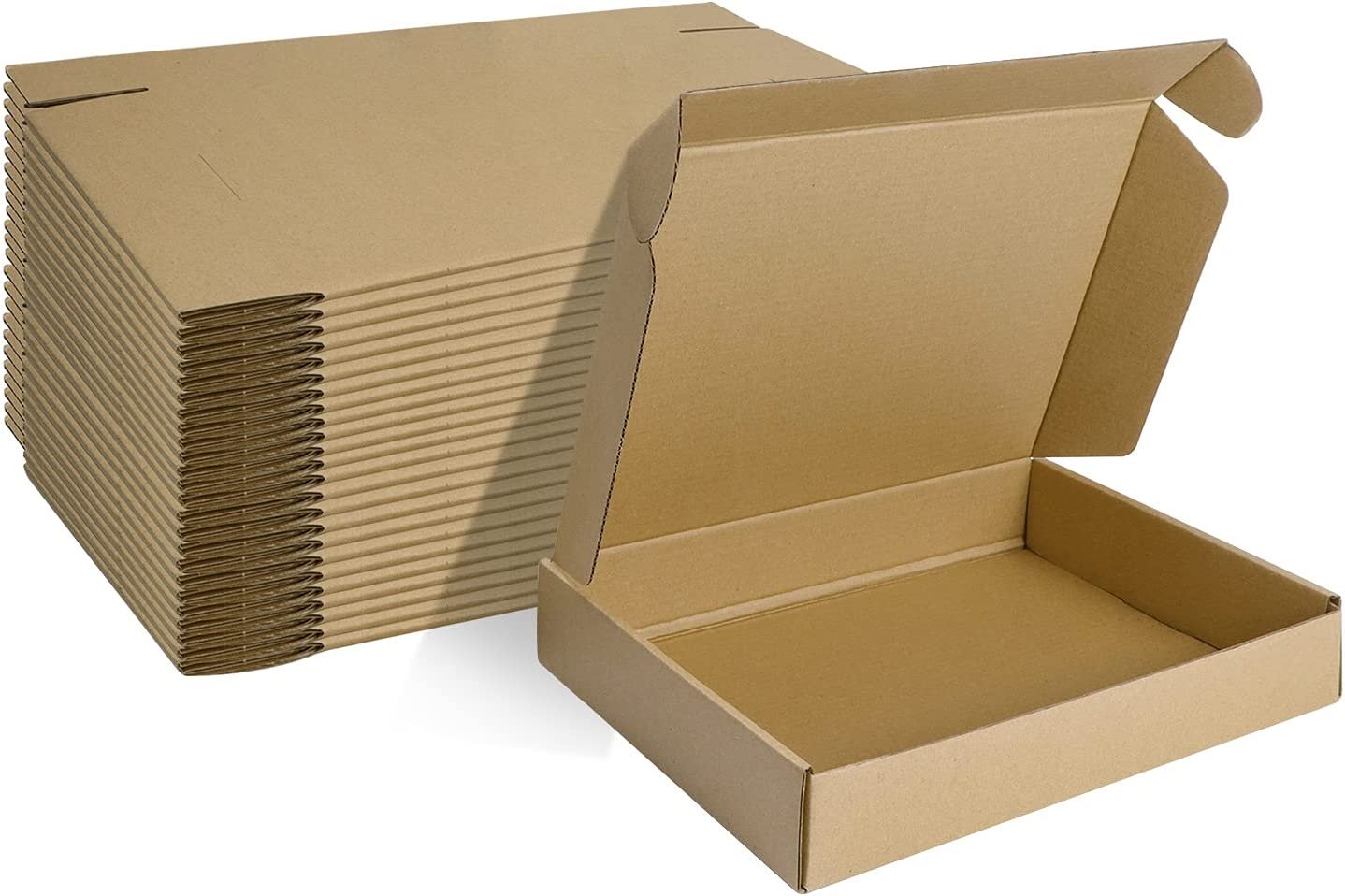 10X7X3 Mailing Packing Shipping Boxes Pack of 25, Corrugated Cardboard Box