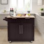 Cart Rolling Storage Kitchen Island Cart Rolling Storage Trolley with Towel Rack