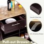 Cart Rolling Storage Kitchen Island Cart Rolling Storage Trolley with Towel Rack