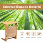 Bedside Table Bamboo Sofa Table End Table Bedside Table with Storage Bag