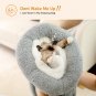 Cat Sleeping Bag Self-Warming Kitty Sack 20 Inches X 22 Inches- Grey