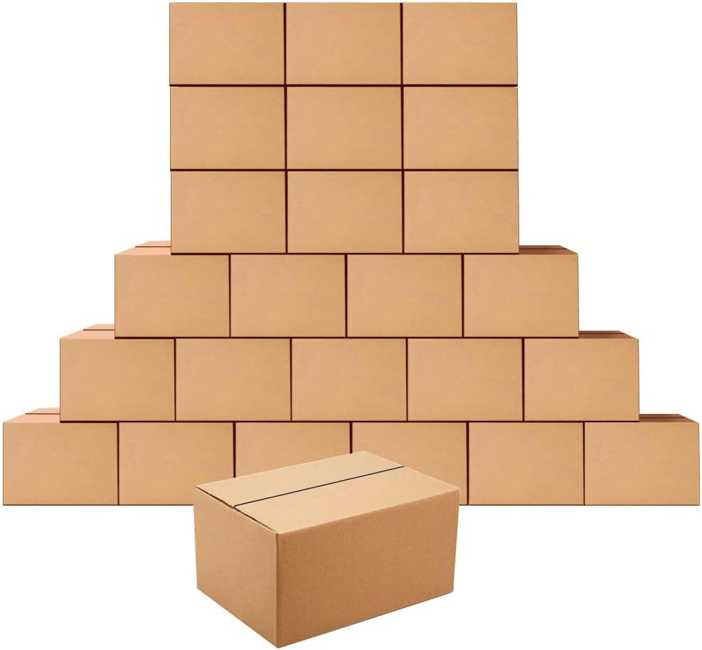 Shipping Boxes 10x7x5 Packing Corrugated Available 25Pack Moving Cartons Storage