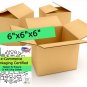 Cardboard Boxes 6 X 6 X 6 Inches Size Small Shipping Boxes, 25 Pack USA Packing