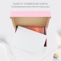 Corrugated Cardboard white, Brown Sheets 25-Pack All Sizes1/8 Inch Thick Flat In
