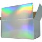 8X6X4" Hologram Designer Boxes, Recyclable, Shiny, Reflective Reusable Holograph