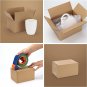 Shipping Corrugated Box Sizes Mailers Kraft Cardboards Packing 25 Boxes Business