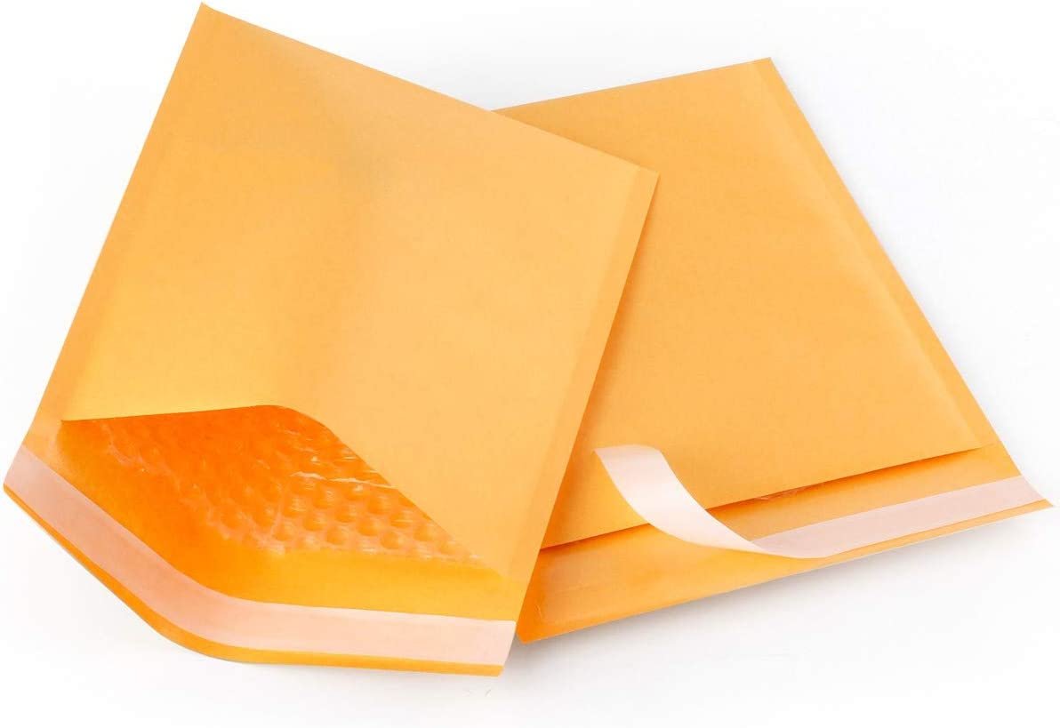 Kraft Bubble Mailers 12.5x19 Padded Envelopes, 50 Pack Pack & Ship