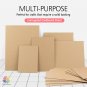 50 Corrugated Cardboard Sheets Many Sizes Inches Flat Card Board Inserts for Pac
