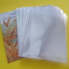100 Cello Bags -Fits A2 Card + Envelope - 4 5/8" X 5 3/4" - Open End No Seal Pla