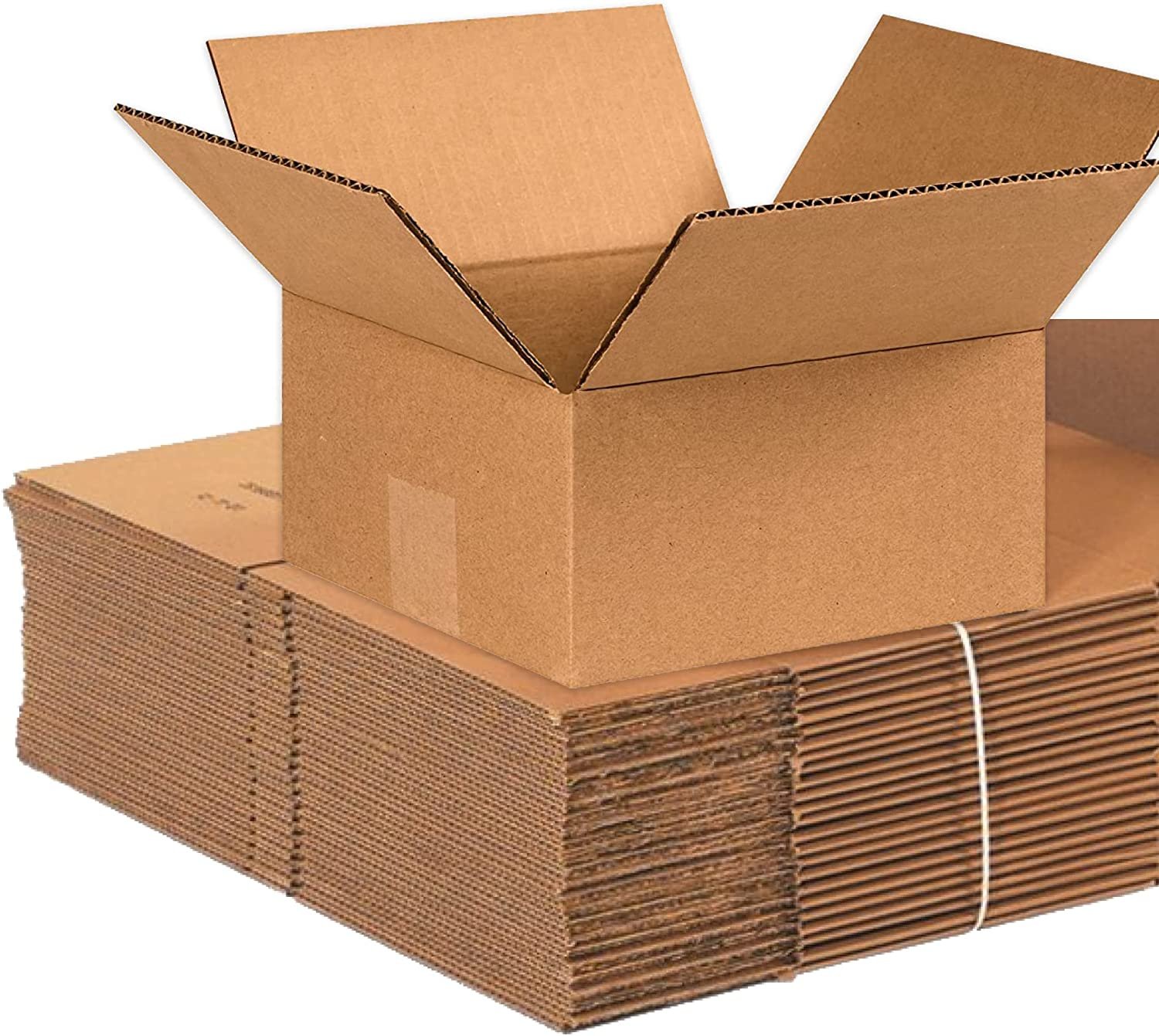 Small Shipping Boxes 25-Pack Corrugated Cardboard Box Packing, Moving, Storage