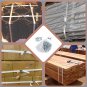 Heavy Duty Reusable Buckles with Anti-Slip Coating Sturdy Metal Wire and High Ho