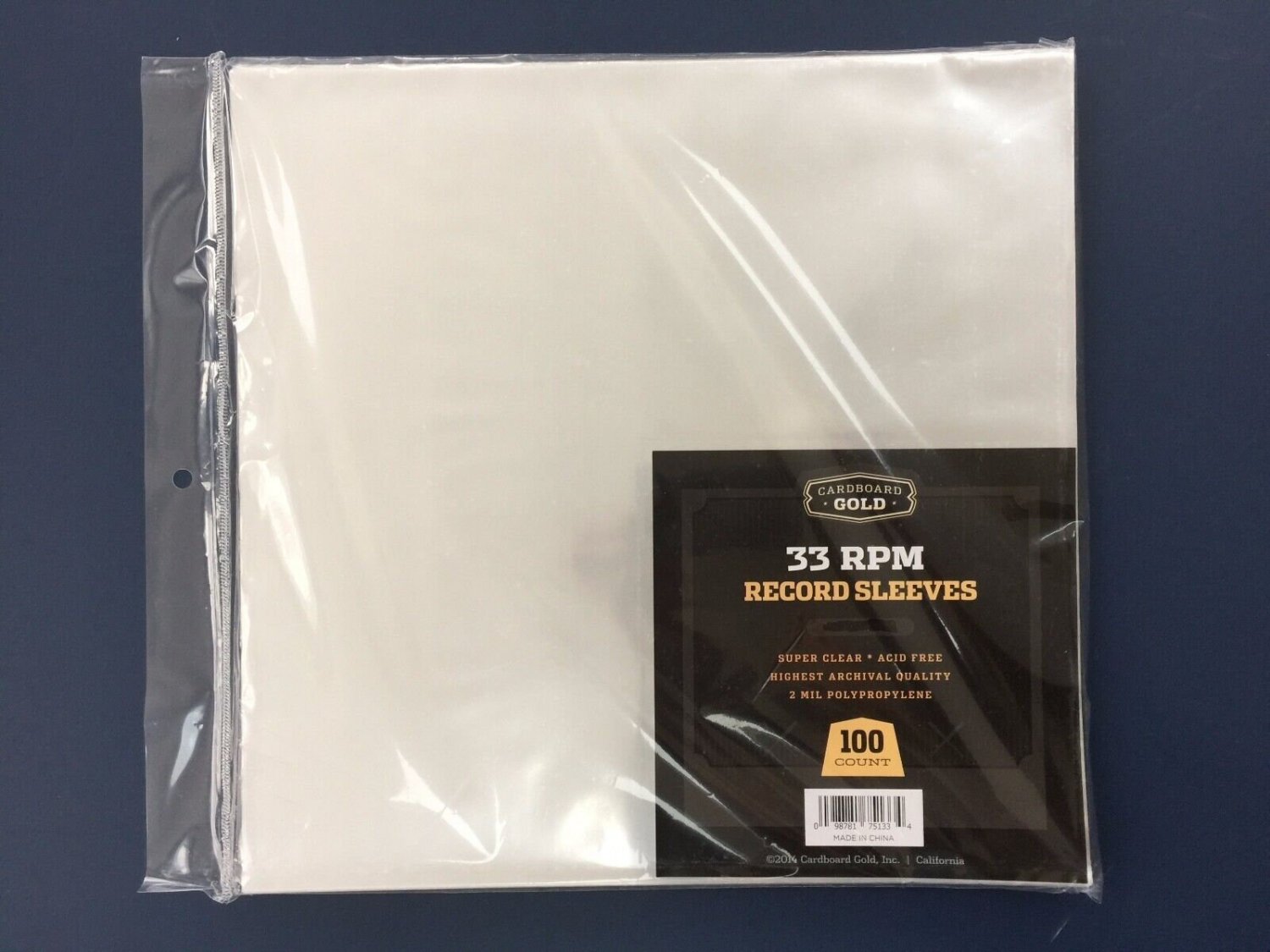 100 Record Outer Sleeves Vinyl Record 12" LP Album 33 Rpm Plastic Covers Clear P