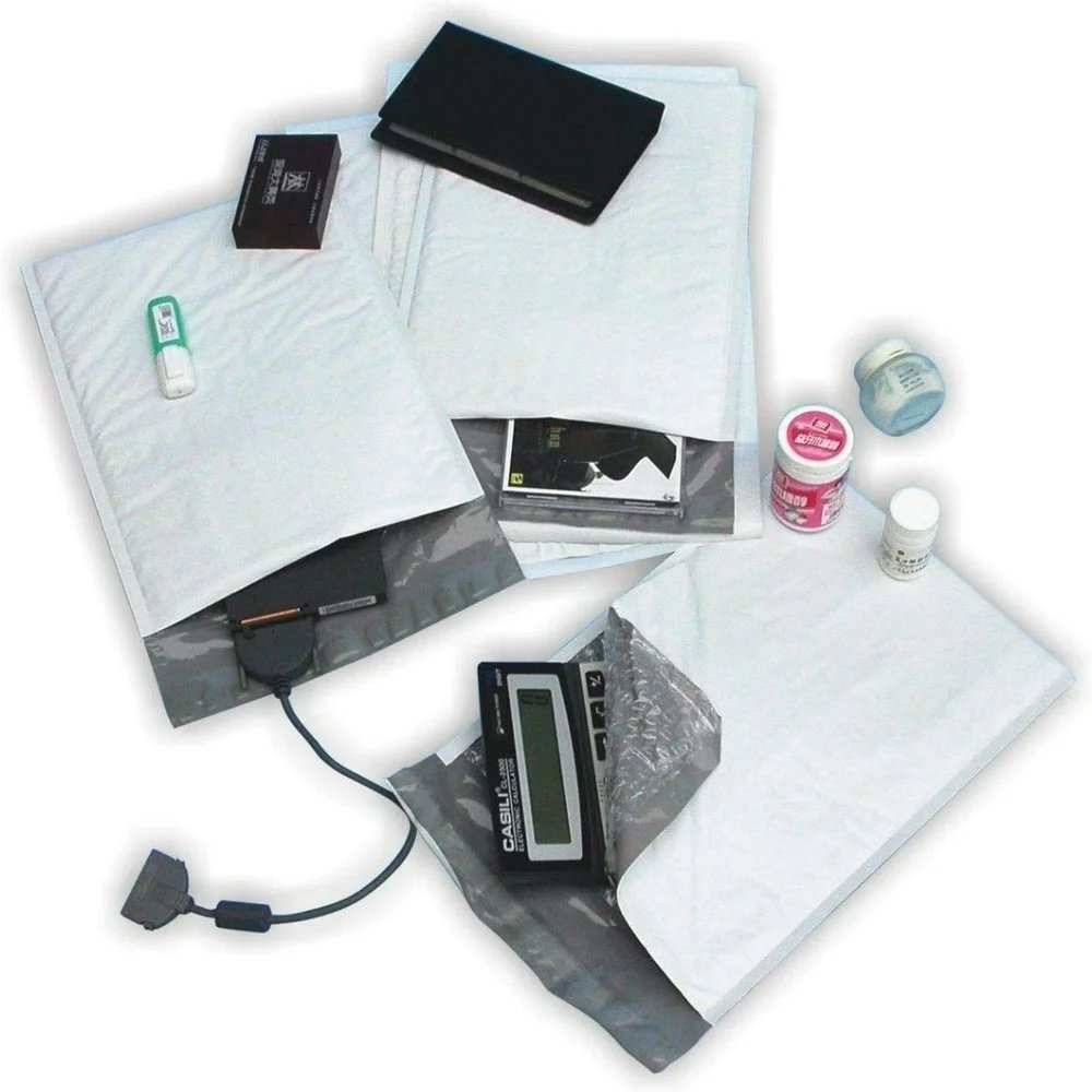 10 #0 6X10 Poly Bubble Padded Envelopes Mailers Shipping Case 6''X10'', Gray Pac