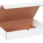 16X10X3 White Mailer Cardboard Shipping Boxes Packing Box 5Pk Pack & Ship