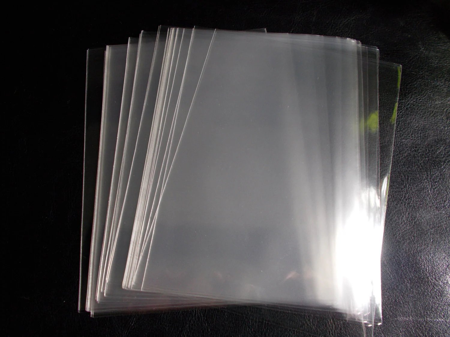 100 9 X 12" Clear Flat Cello Bag Plastic Envelopes Cellophane Bag Sleeves Open E