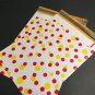 25 10X13 Red and Yellow DOTS Poly Mailers Envelopes Shipping Bags Pack & Ship