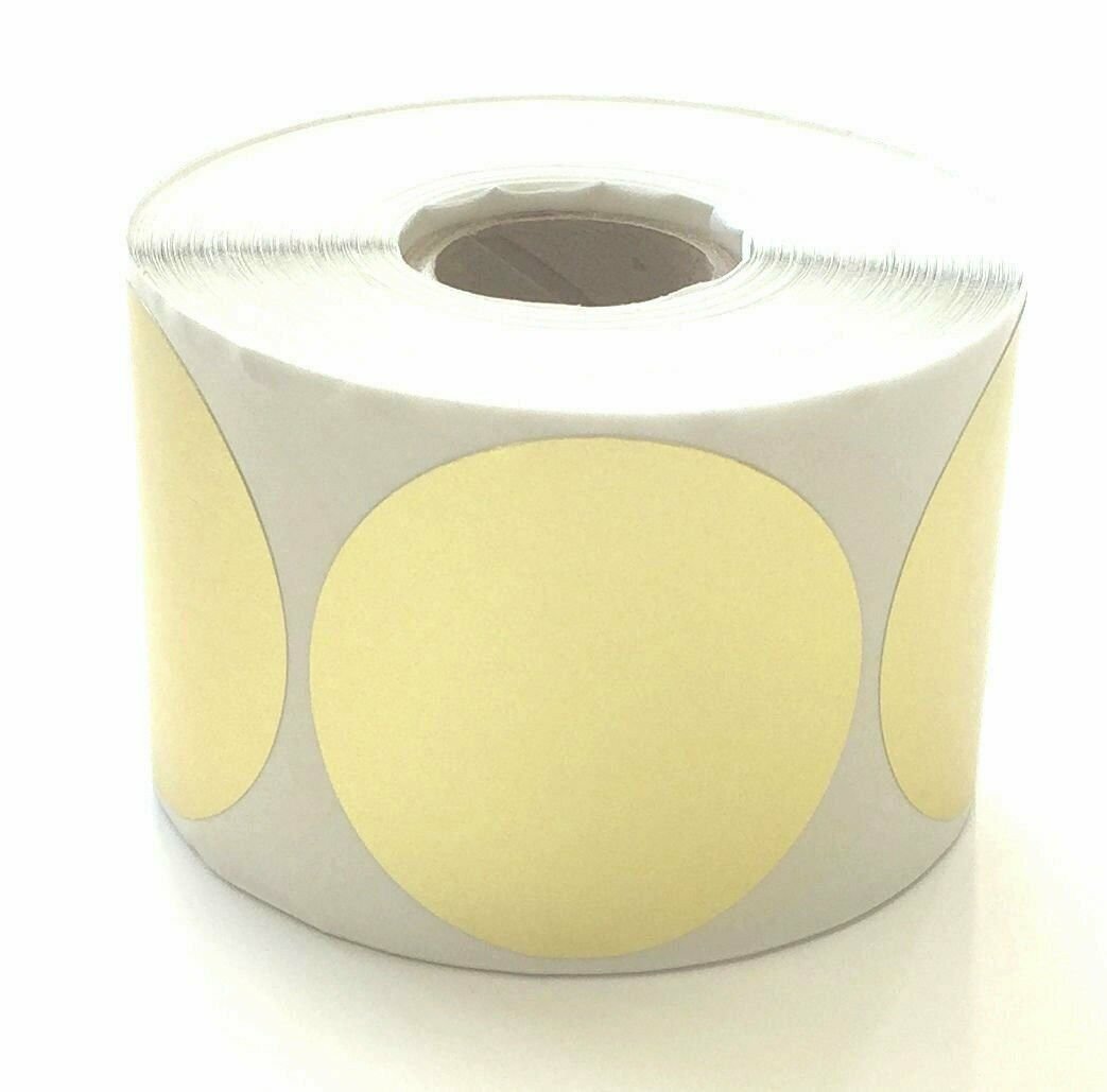 Gold Foil Seals Perfect for inventory labeling and FBA cover-up. 500 circle stic