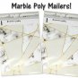 Poly Mailers 10 Pack 10X13 Marble Poly Mailers, Flat Tile Pattern Shipping Self
