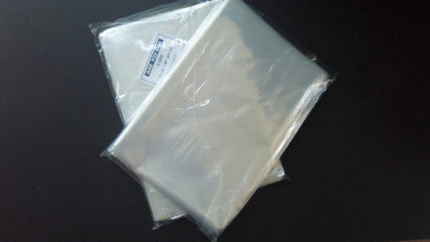 100 Clear Poly Bags Large Plastic 1 Mil Flat Open Top Packaging Shirts, Packing