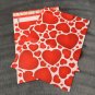 30 10X13 ASSORTED HEARTS Poly Mailers Envelopes Shipping Bags 10 Each Pack & Shi