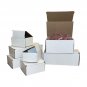 25 4X3X2 White Cardboard Paper Boxes Mailing Packing Shipping Box Corrugated Car