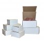 25 4X3X2 White Cardboard Paper Boxes Mailing Packing Shipping Box Corrugated Car