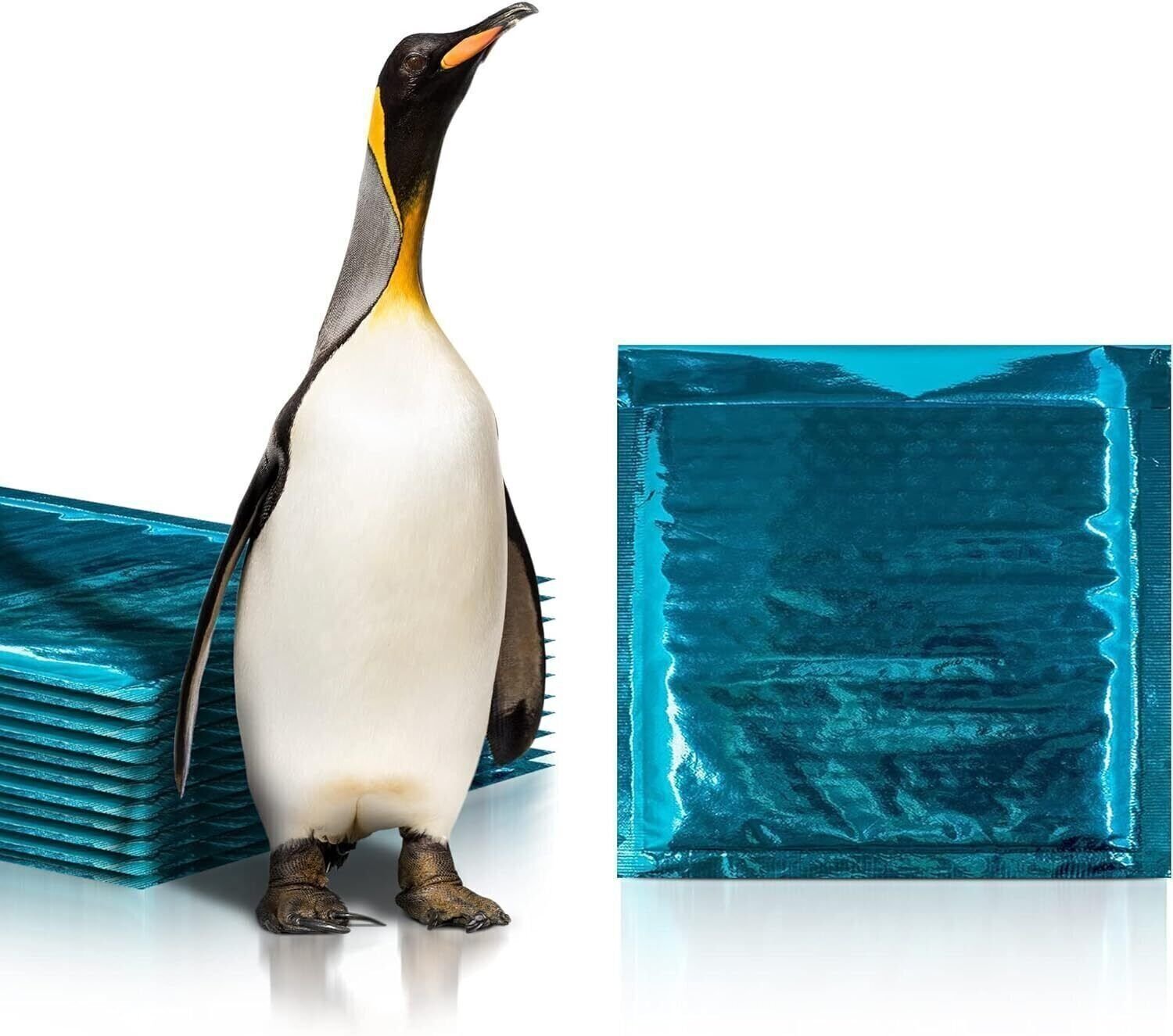 Colors Bubble Mailers Metallic Teal #CD (7.25" X 7") Bubble Mailers