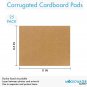 Corrugated Cardboard Filler Insert Sheet Pads 1/8" Thick - 8.5 X 11 Inches for P