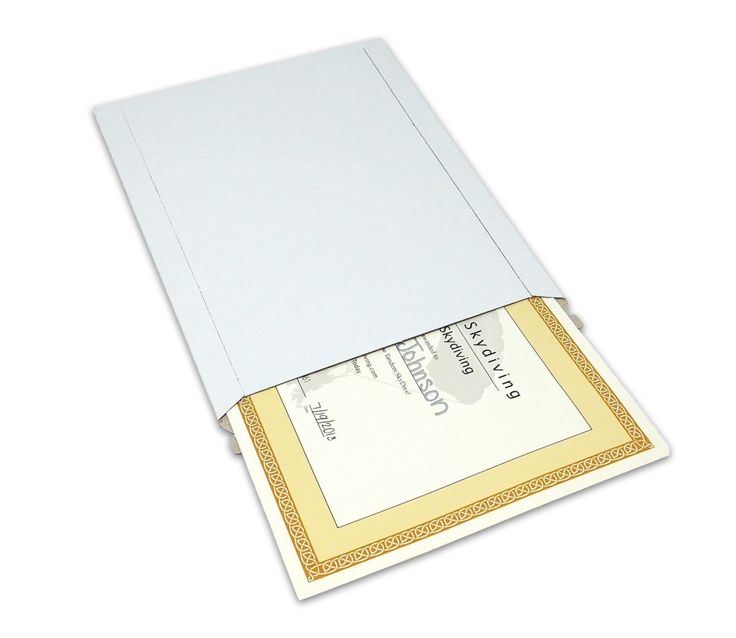 20 Pack 9X11.5" Stay Flat Mailers, Quality White Rigid Mailers, 8X10 Photo Flats