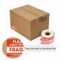 Fragile Warning Decal 500Pcs/Roll Fragile Label Sticker Red White Handle with Ca