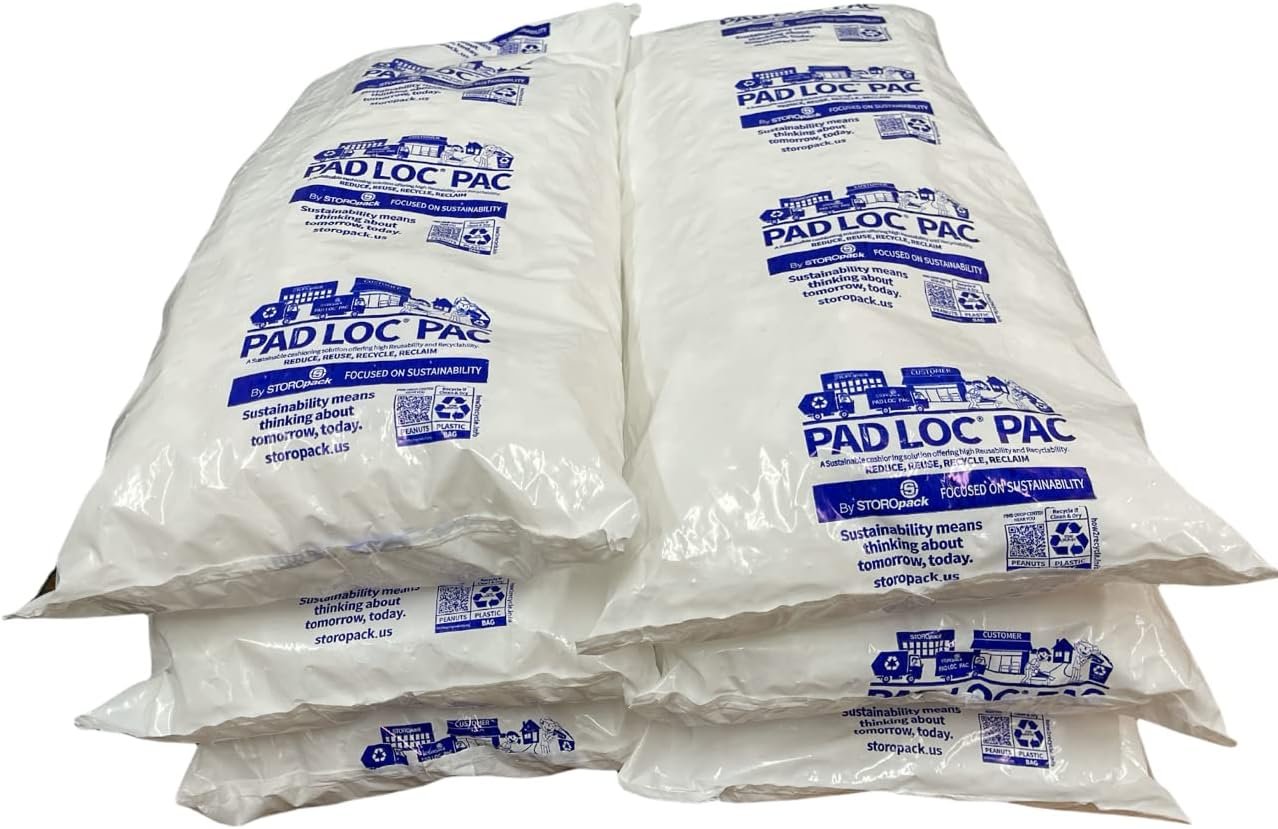 Bubblefast! Presents Storopack'S PAD LOC Cushioning Pads-Packing Peanuts in a Ba