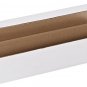 Solid Corrugated Mailers - Boxes 50 10" X 2" X 2" White Corrugated Mailers Die C