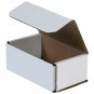 Corrugated Mailers 5" X 3" X 2" White 50/Bundle Shipping Mailers Boxes