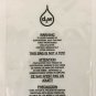 500 (9" x 12") Biodegradable Self Seal Clear Poly Bags with Suffocation Warning