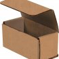 Boxes Mailers Die Cut Tuck Flap Boxes 50 4" X 2" X 2" Kraft Corrugated Mailers D