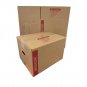 50 - Pack Medium Cardboard Moving Boxes 18X14X12 32 ECT with Handles Pack & Ship