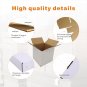 5X5X5 Inches Shipping Boxes (25 Pack), Small Corrugated Cardboard Mailers, Oyste