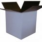 25 5X5X5 White Corrugated Boxes Shipping Packing Cardboard Cartons