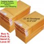10 #5 10.5X16 Kraft Paper Bubble Padded Envelopes Mailers Case 10.5''X16''
