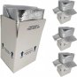 Thermo Carton Shipping Box Mailer Aluminum Liner, 4 Pack 7'' X 6'' X 10'' Small