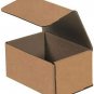 50 6-1/2" X 4-7/8" X 3-3/4" Kraft Corrugated Mailers Die Cut Tuck Flap Boxes