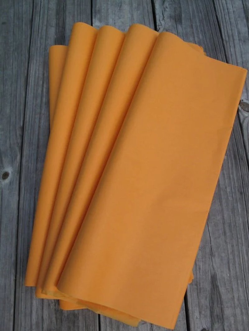 Wrapping Paper Bulk Tissue Paper Apricot / 24 Sheets Apricottissue Paper / Apri