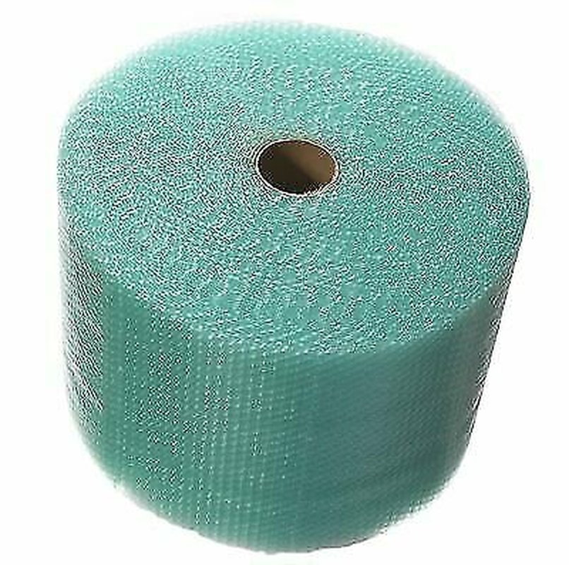 Green Air-Bubble Guarding Roll150' X 12" (Sm) 3/16 Eco-Friendly Recycled