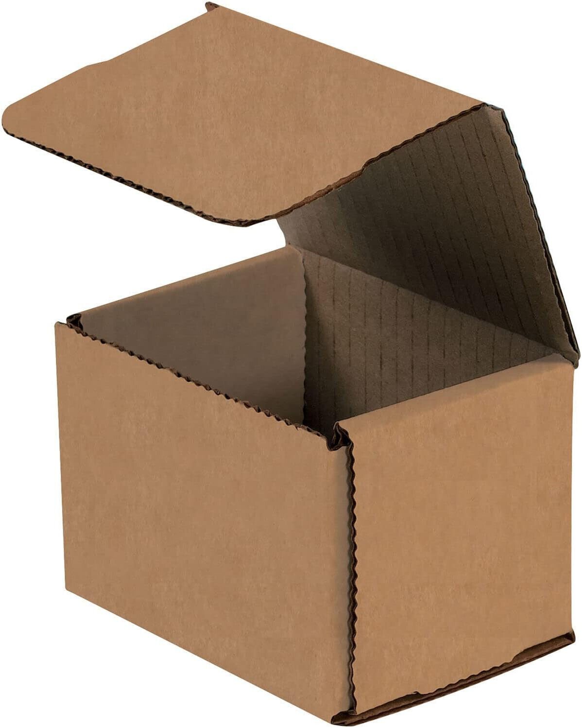 Boxes Mailers Die Cut Tuck Flap Boxes 50 4" X 3" X 3" Kraft Corrugated Mailers D
