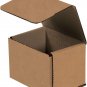Boxes Mailers Die Cut Tuck Flap Boxes 50 4" X 3" X 3" Kraft Corrugated Mailers D