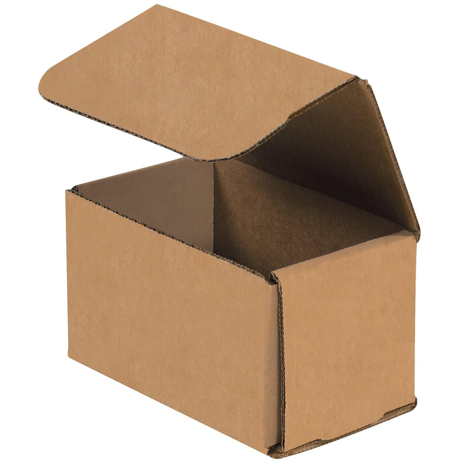 Boxes Mailers Die Cut Tuck Flap Boxes 50 5" X 3" X 3" Kraft Corrugated Mailers D