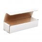 Boxes Mailers Die Cut Tuck Flap Boxes 50 10" X 4" X 2" White Corrugated Mailers