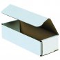 Boxes Mailers Die Cut Tuck Flap Boxes 50 12" X 4" X 2" White Corrugated Mailers