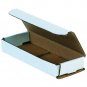 Boxes Mailers Die Cut Tuck Flap Boxes 50 10" X 3" X 1" White Corrugated Mailers