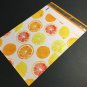 25 Designer CITRUS FRUIT Poly Mailers 10X13 Envelopes Shipping Bags
